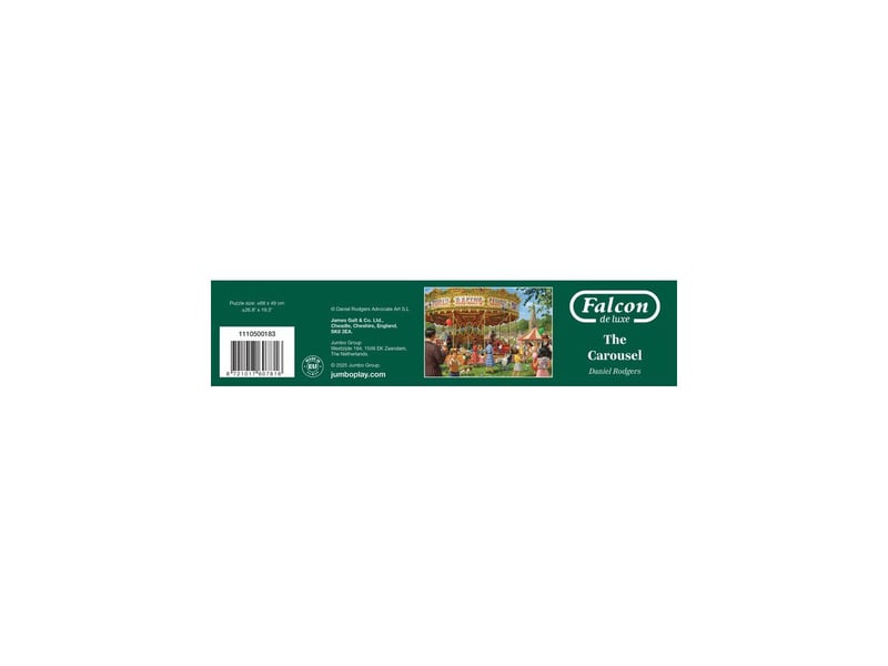  Puzzle 1000 pièces the carousel scène fête foraine multicolore JUM8721017607816 - Conforama C