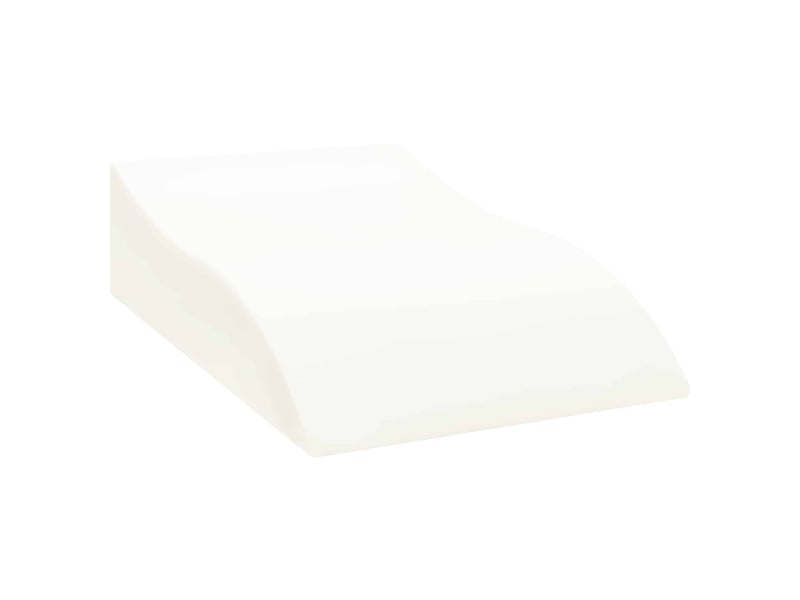 Coussin pour les jambes, oreiller 68 x 40 x 18 cm mousse pu blanc cf56585 - Conforama C