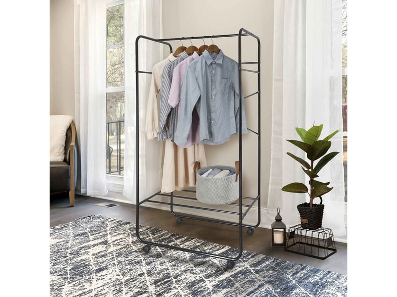 Portant simple à roulettes ROLL - Conforama