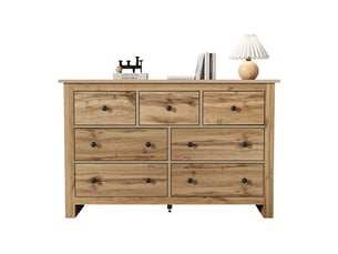Buffet 0 porte(s)  7 tiroir(s) STILVORA  - 152 cm coloris marron 