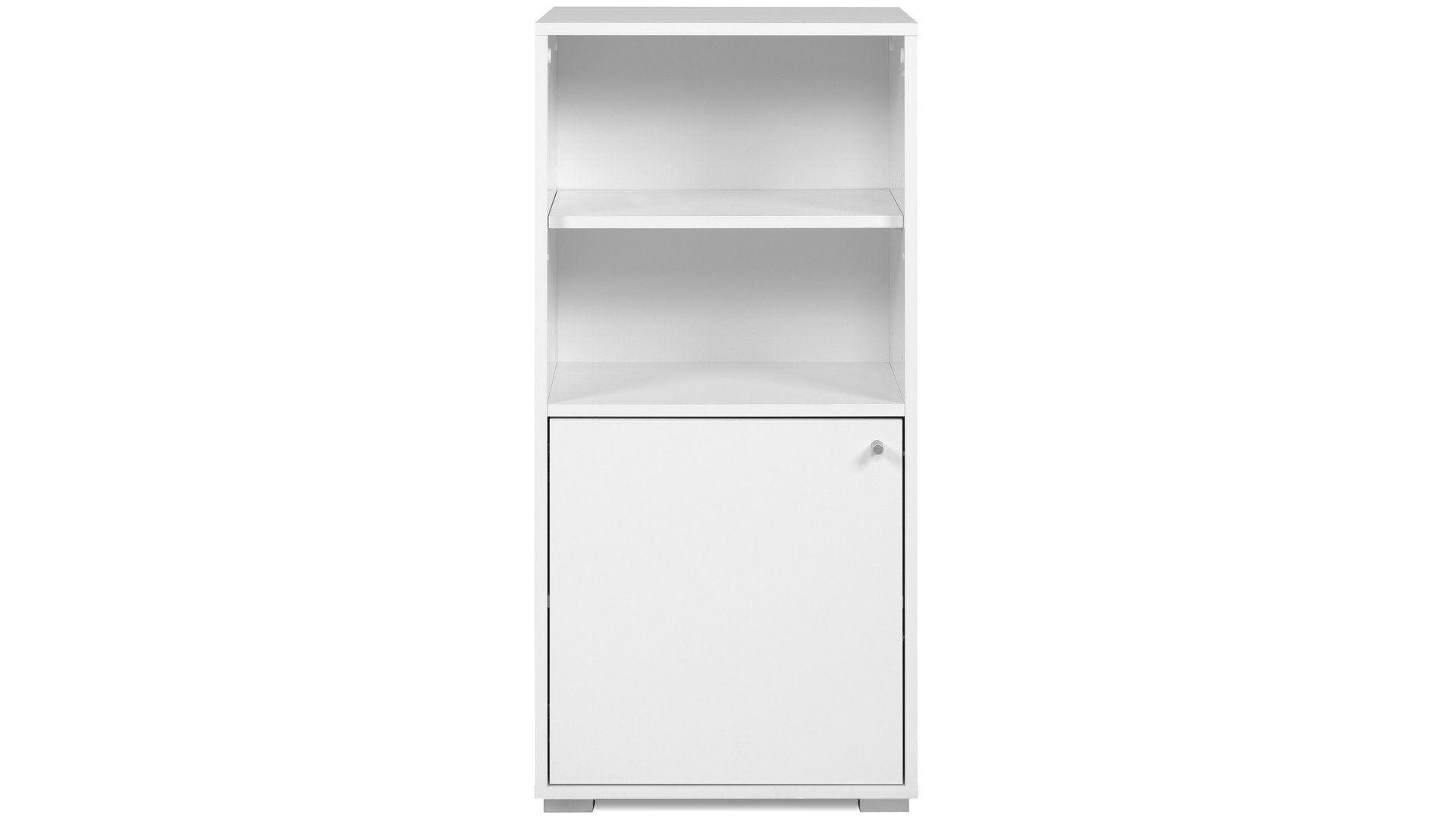 Bibliothèque FYNN coloris blanc bois clair 96.5 Conforama