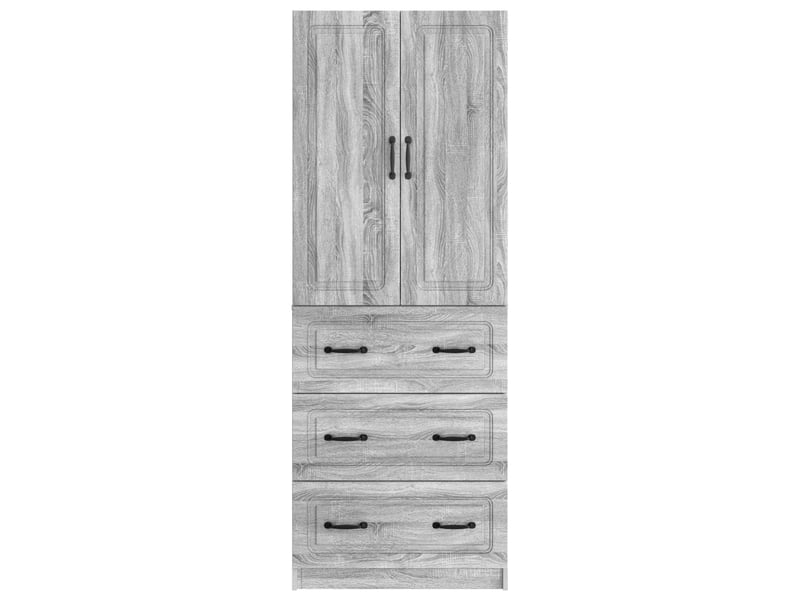  Ensemble de meubles 2 pcs, rangement de salon 66 x 34,5 x 87 cm bois d'ingénierie shl5850  - Conforama E
