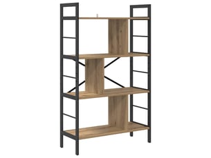Étagère 7 niveaux, étagère de rangement 75 x 30 x 123,5 cm bois d'ingénierie shl7625