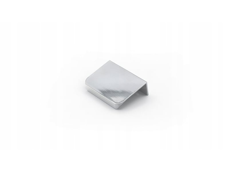  Bouton en aluminium ua06r, 8,4 cm, chrome, entraxe de 64 mm  - Conforama A