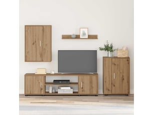 Meuble tv coloris marron 140 cm <strong></strong>  <strong></strong>