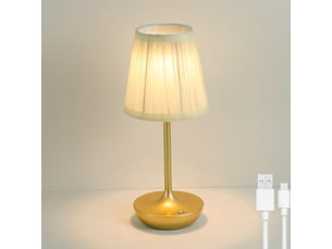 Lampe de table led sans fil rechargeable, tactile et dimmable, 3 couleurs de lumière, batterie 1200 mah, usb
