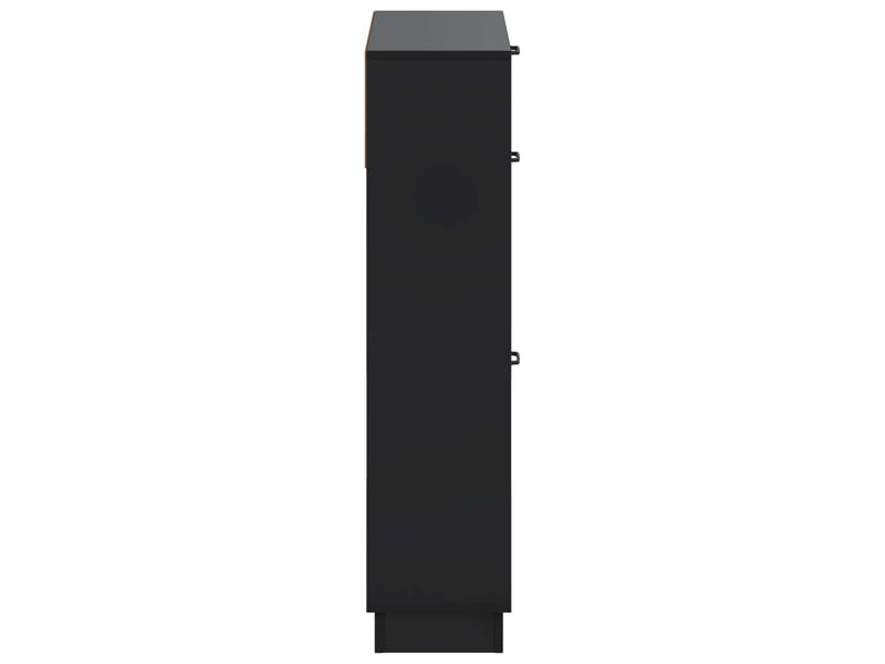  Meuble à chaussures, armoire à chaussures hoorn 78x24x100 cm bois d'ingénierie shl6212  - Conforama E