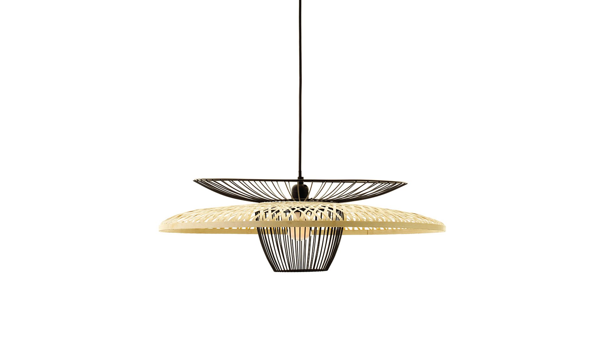 Suspension en métal bicolore SANAGA D.61 cm SANAGA bicolore bicolore 19 Conforama