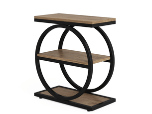 Table basse rectangulaire coloris bicolore STILVORA  - 30 cmx60 cm