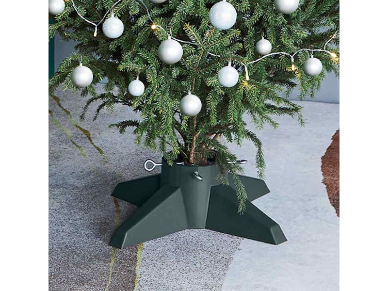  Support de sapin de noël vert 55,5x55,5x15 cm  - Conforama B