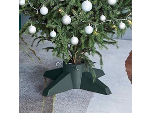 Support de sapin de noël vert 55,5x55,5x15 cm