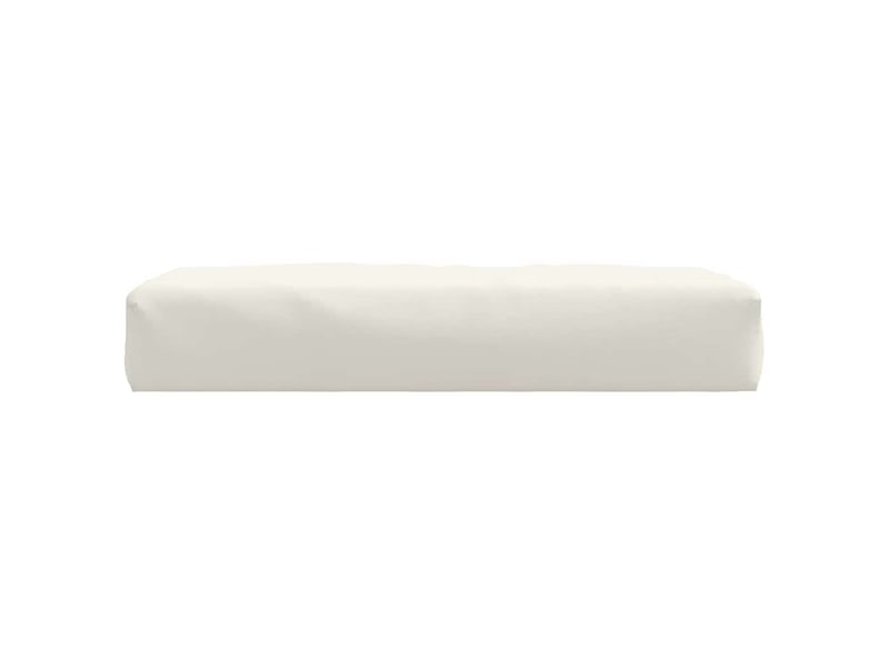 Coussin de palette, coussin de chaise, coussin de canapé crème mélangé 60x60x9,5 cm tissu cf55343 - Conforama D