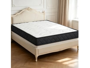 Matelas 140x190 cm <strong>FLORAGRACE</strong> <strong></strong> Mousse + mémoire de forme soutien Medium épaisseur 20 cm