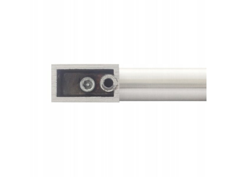  Tirant de meuble en barre métallique 160 mm, couleur acier inoxydable  - Conforama B