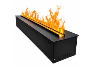 Vapor 100 - insert de cheminée à eau décoratif sans chaleur 100 x 17,8 x 22,7 cm avec effet flamme led 3d noir