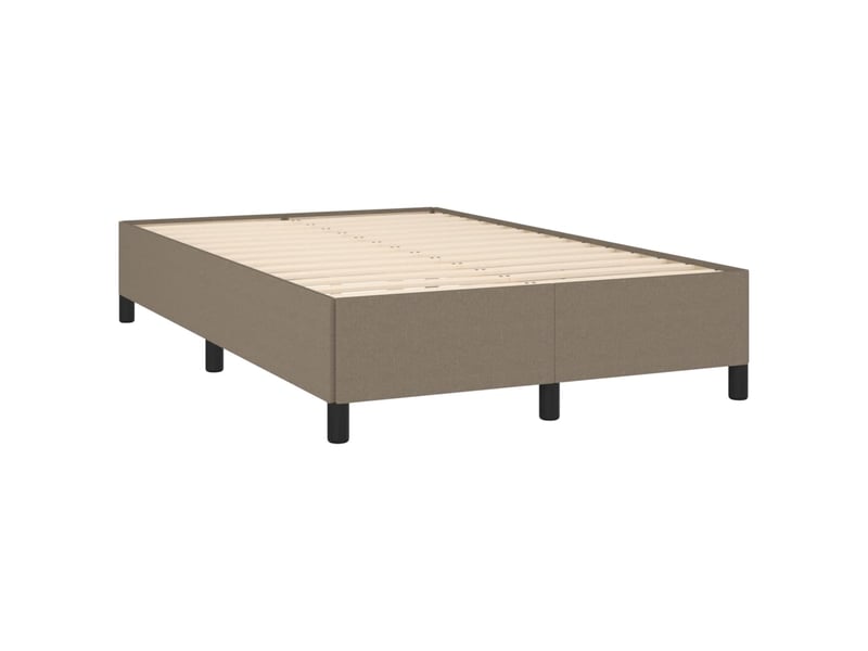  Lit double- lit adulte -  cadre de lit sans matelas taupe 120x190 cm tissu  - Conforama B