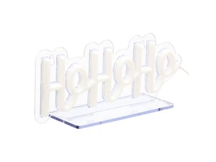Néon led << ho ho ho >> changement de couleur l. 30 cm alimentation usb