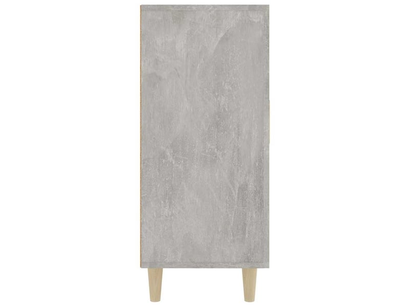  Buffet - bahut - meuble de rangement gris béton 90x34x80 cm bois d'ingénierie  - Conforama E
