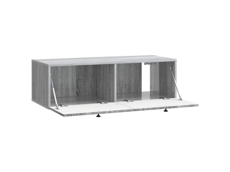  Meuble tv - banc tv - meuble de rangement mural sonoma gris 99 x 41 x 30 cm bois d'ingénierie  - Conforama E