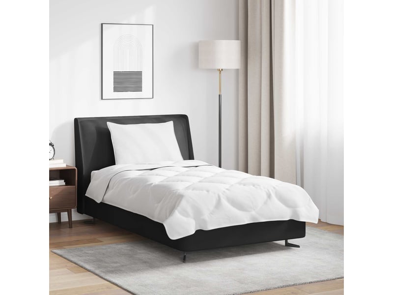  Ensemble de duvet avec oreiller 2 pièces - couette blanc microfibre  - Conforama B