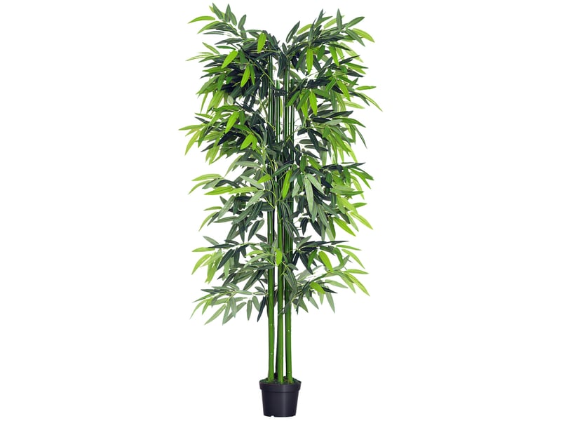  Plante de bambou artificielle en pot de 180 cm pour l'intérieur et l'extérieur  - Conforama A