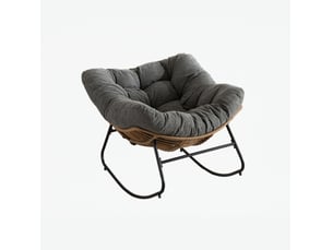 Fauteuil fixe <strong>HAUSS SPOLE</strong> <strong></strong> Tissu gris vendu A l'unité