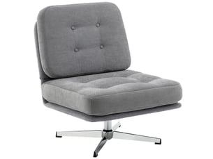 Fauteuil fixe pivotant <strong>PANGIVO</strong> <strong></strong> Tissu gris