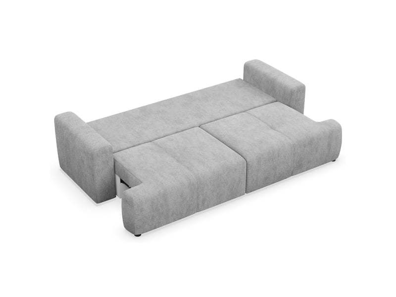  Selsey cobbly - canapé convertible - 244 cm - chenille onyx gris Cobbly - Conforama D