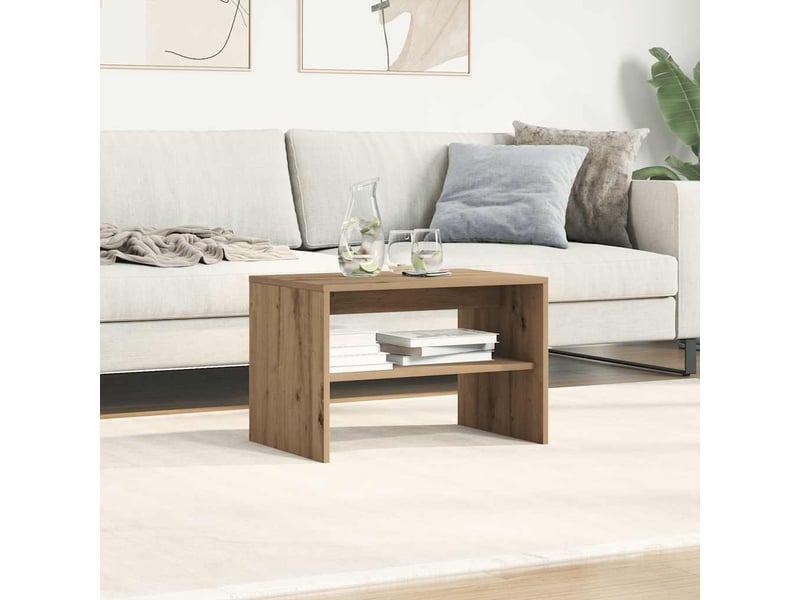  Meuble tv - banc tv - meuble de rangement chêne artisanal 60x40x40 cm bois d'ingénierie  - Conforama D