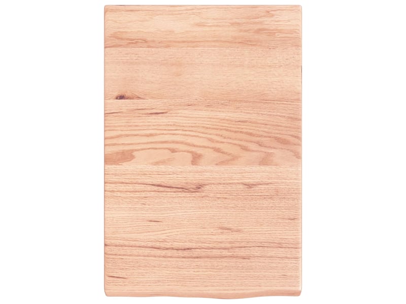  Comptoir de salle de bain, plan de travail marron 40x60x(2-4) cm bois traité cf65801  - Conforama C