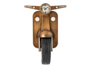 Horloge murale scooter lova 84cm doré