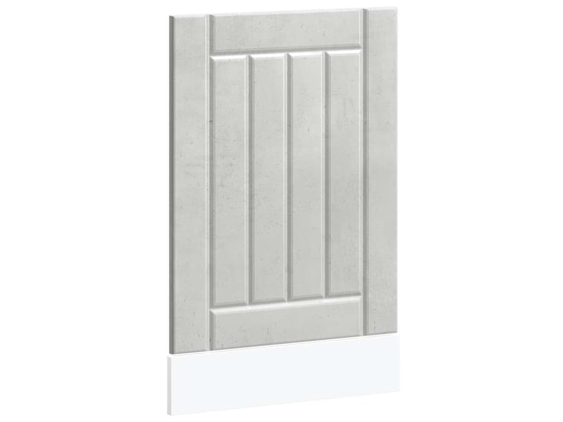  Panneau de lave-vaisselle gris béton bois d'ingénierie shl9311  - Conforama A