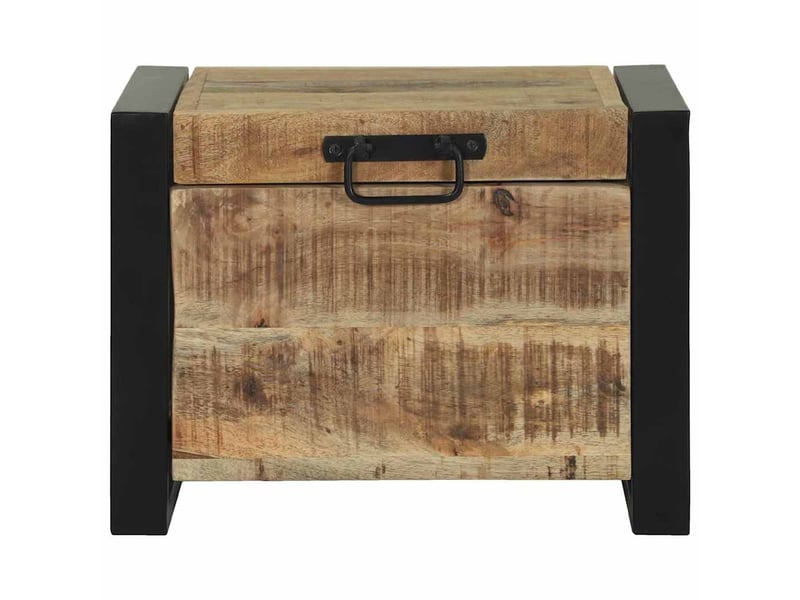 Coffre de rangement, boîte de rangement marron 40x30x30 cm - Conforama E