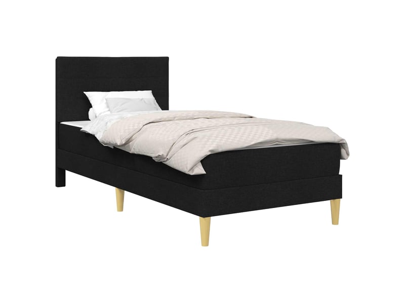  Lit simple- lit adulte -  cadre de lit 80 x 200 cm noir  - Conforama A