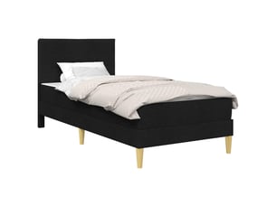 Lit simple 80x200 cm coloris noir