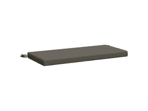 Coussin de banc, coussin d'assise, coussin de canapé soest 100 % polyester gris 60 x 40 x 5 cm cf53300