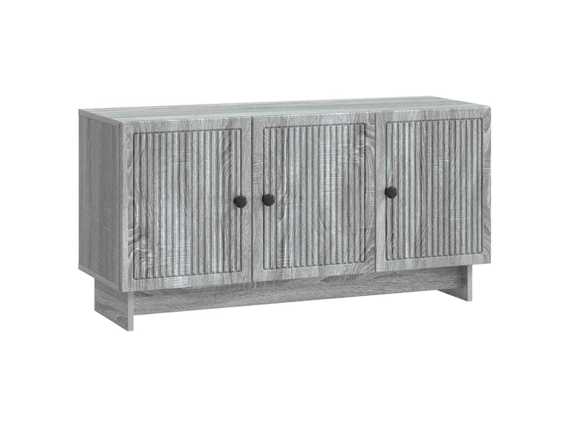  Meuble tv - banc tv - meuble de rangement 99 x 34,5 x 50 cm sonoma gris bois d'ingénierie  - Conforama A