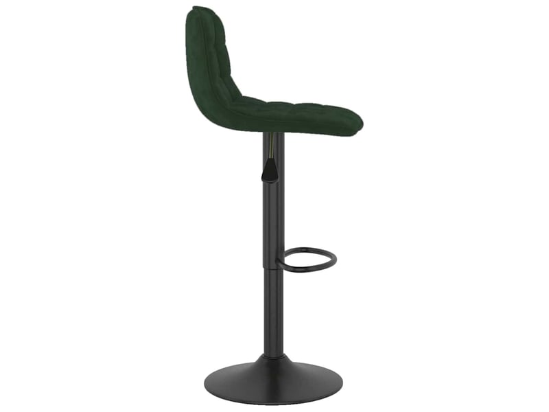  Lot de 2 tabouret de bar, chaise de bar vert foncé velours shl78554  - Conforama E
