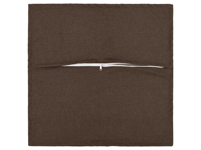  Lot de 2 coussins avec oreiller, coussins décoratifs houten taupe lin synthétique cf51226  - Conforama C