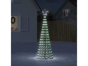 Sapin de noël, arbre de noël à led 275 led blanc froid 180 cm cf60987