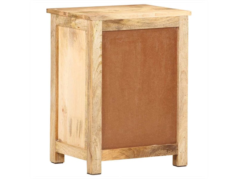  Table de chevet - cabinet de chevet - table de nuit 45x35x60 cm bois de manguier massif  - Conforama C