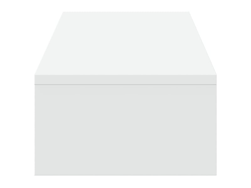  Support de moniteur table meuble bureau avec tiroirs bois d'ingénierie blanc 02_0044934  - Conforama D