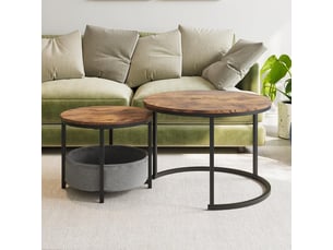 Table basse rond(e) coloris marron <strong>HAUSS SPOLE</strong> <strong></strong> - 70 cmx50 cm