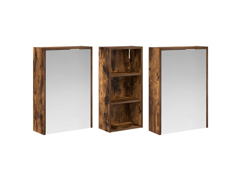  Ensemble de meubles de salle de bain 3 pcs 116x16x62.5 cm shl7983  - Conforama E