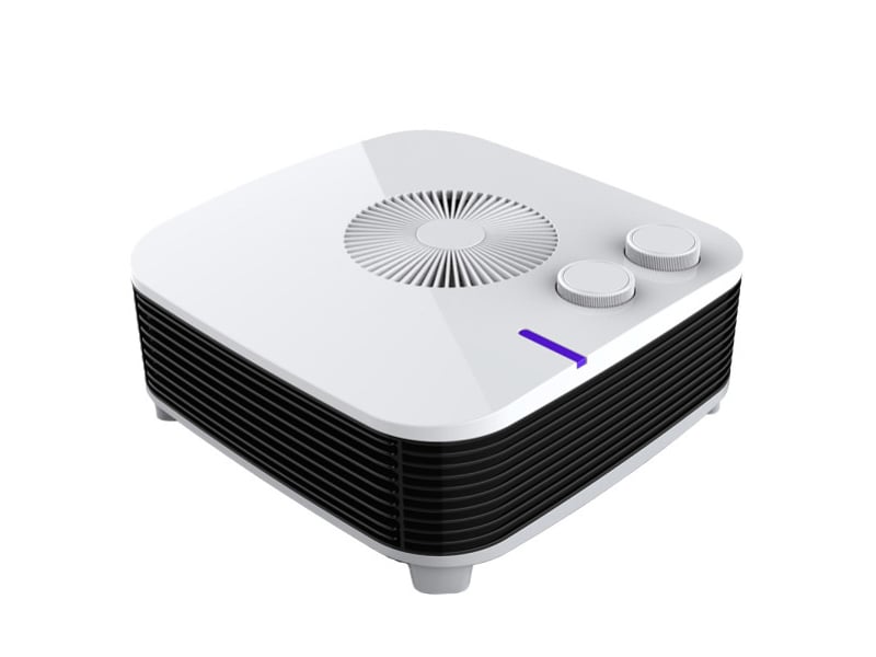  Chauffage soufflant fabrilamp estilo 2000 w blanc 11,5 x 26 x 26 cm 198722001 - Conforama A