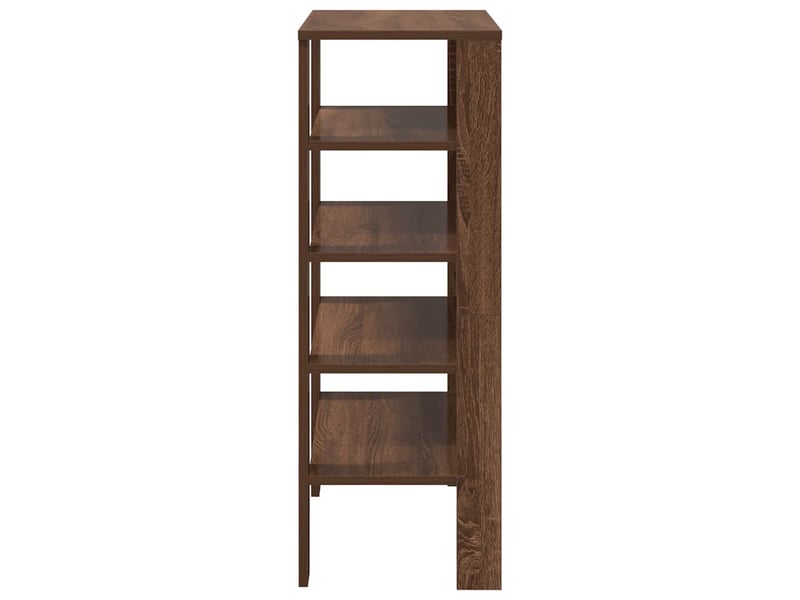  Meuble à chaussures, étagère à chaussures chêne marron 61x32x87,5 cm bois ingénierie  - Conforama E