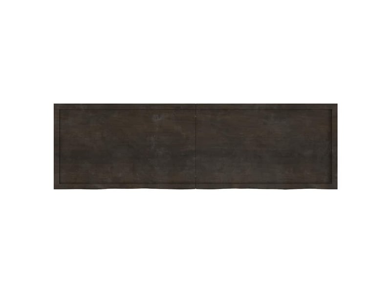  Comptoir de salle de bain, plan de travail marron foncé bois massif traité cf65882  - Conforama C