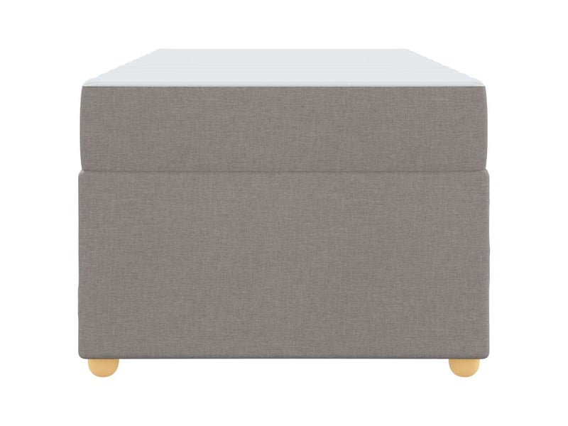 Lit simple- lit adulte - cadre de lit taupe 80 x 200 cm tissu - Conforama D