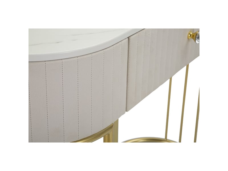  Table d'appoint butterfly en fer et miroir – ø 35 x h 60 cm  - Conforama E
