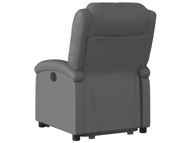  Fauteuil inclinable, fauteuil relax gris similicuir shl7673  - Conforama E